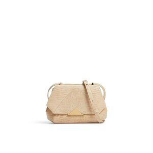 151-2. MAISON ETNAD Cream Lizard Afrike Bag